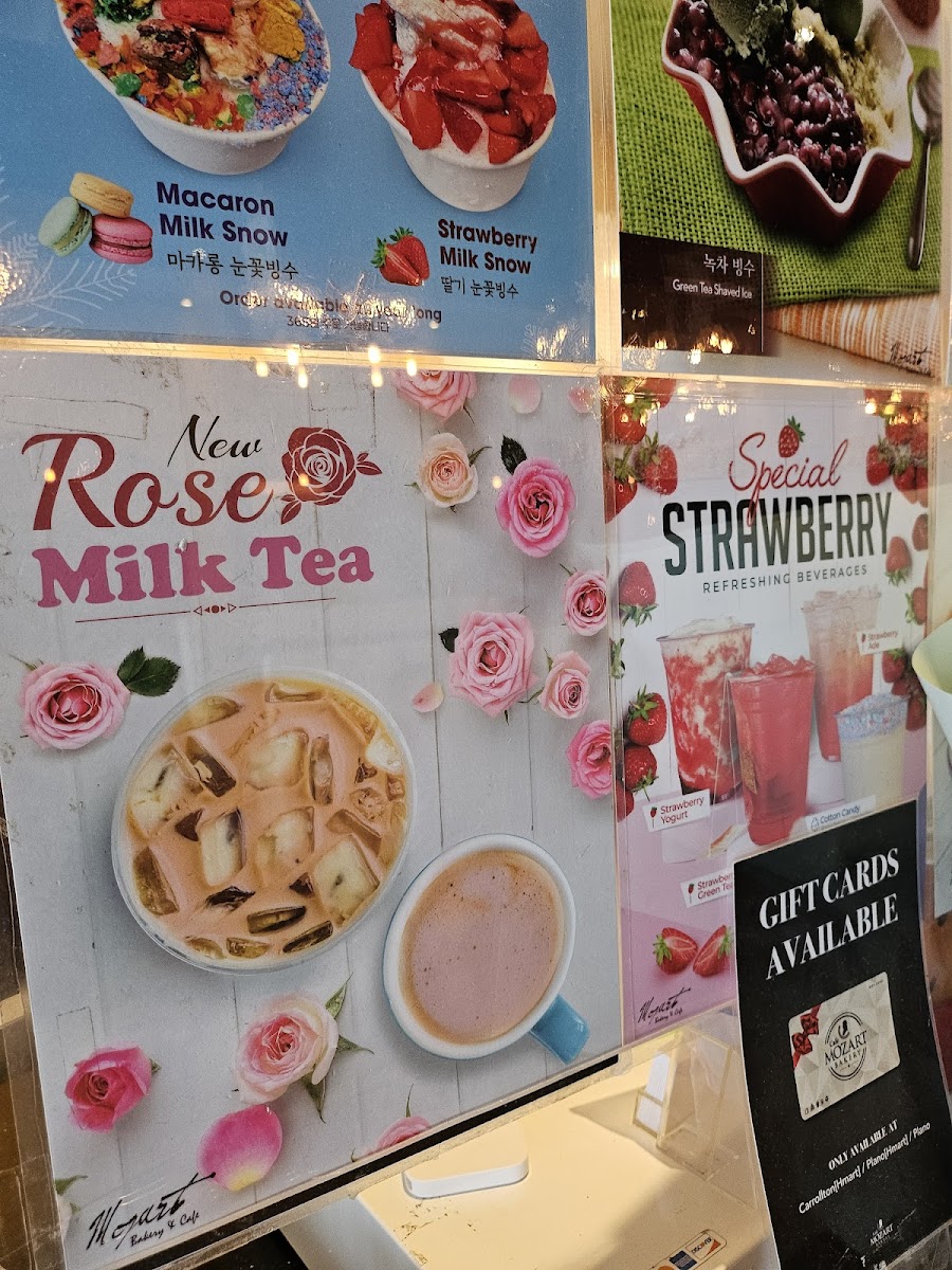 Mozart Bakery & Cafe Menu - Image 1