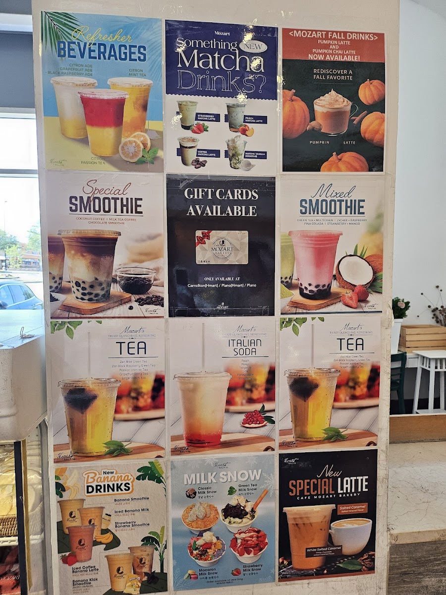 Mozart Bakery & Cafe Menu - Image 3